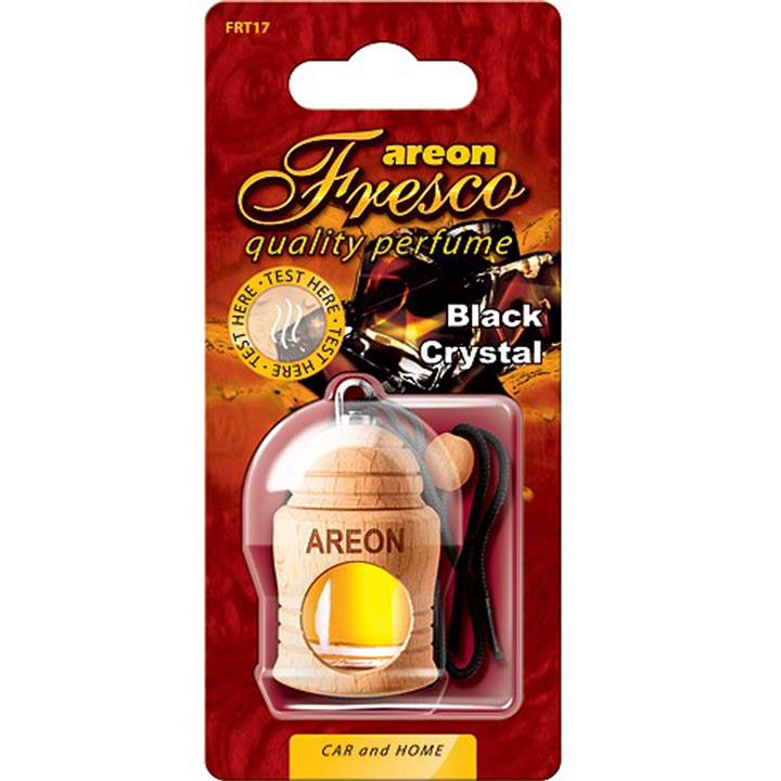 خوشبو کننده ماشین آرئون مدل فرسکو با رایحه بلک کریستال Areon Fresco Black Crystal Car Air Freshener